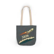 To the Edge and Beyond! Canvas Tote Bag - Image 2
