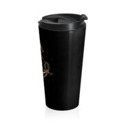 Think Outside the Globe, Stainless Mug - Image 4